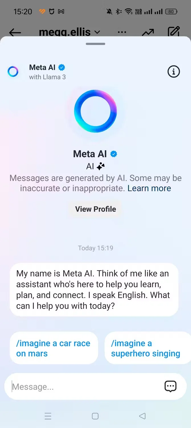 Dlatego wiele osób odmawia korzystania z Meta AI na jakiejkolwiek platformie Meta!