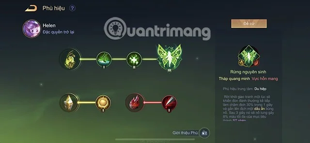 Instruções sobre como jogar Helen temporada S1 2023 Lien Quan Mobile