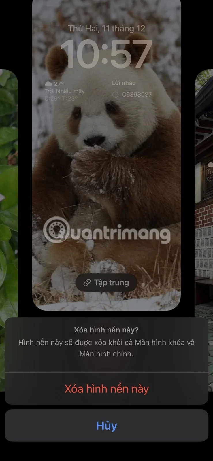 iPhone에서 잠금 화면 배경 화면을 제거하는 방법