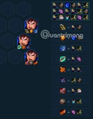 Equipo de la temporada 9 de Garen DTCL, construye Garen Dung Si