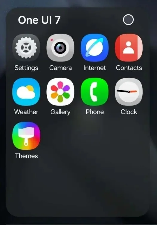 Resumen de información sobre Samsung One UI 7