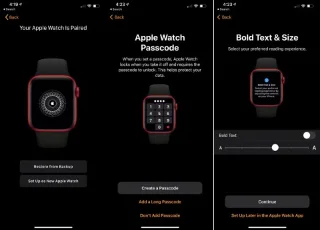 Een nieuwe Apple Watch instellen