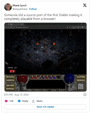Diablo is nu beschikbaar in uw webbrowser!