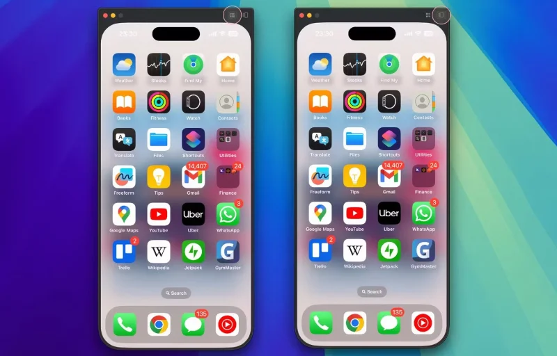 iPhone 화면을 Mac으로 미러링하기 위해 iPhone 미러링을 설정하는 방법