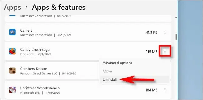 Windows 11'de uygulamalar nasıl kaldırılır