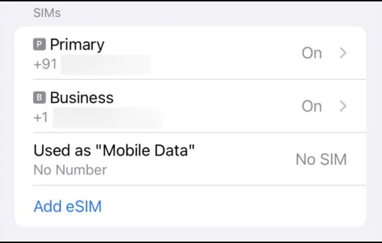 iPhoneでeSIMを削除する手順は非常に簡単です