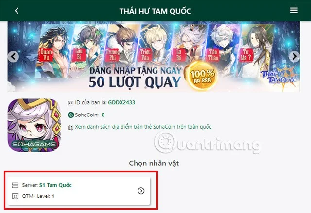 Último código tailandés Hu Tam Quoc