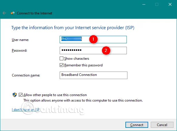 How to Set Up and Use a PPPoE Internet Connection on Windows 10
