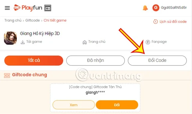 Colección de los últimos códigos 3D de Giang Ho Ky Hiep