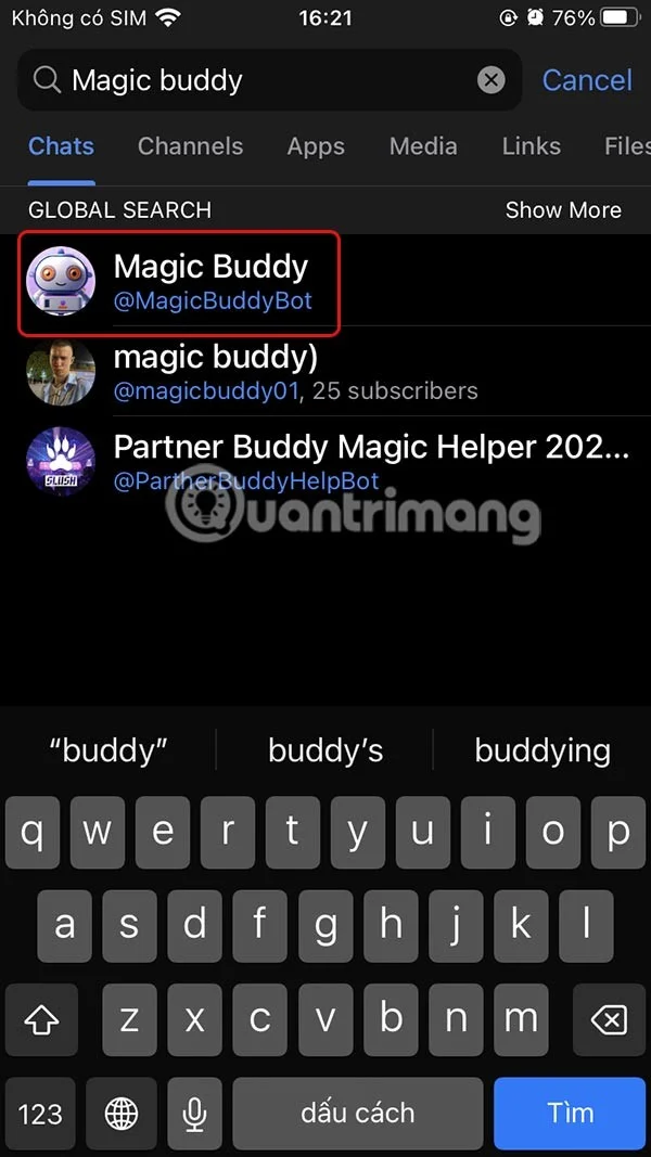 Como usar o chatbot de IA MagicBuddy no Telegram