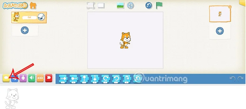 ScratchJR'da İngilizce öğrenme talimatları