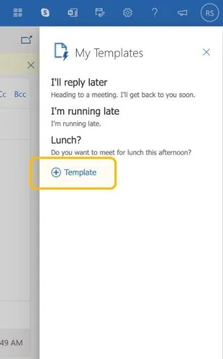 E-mailsjablonen maken en gebruiken in Outlook