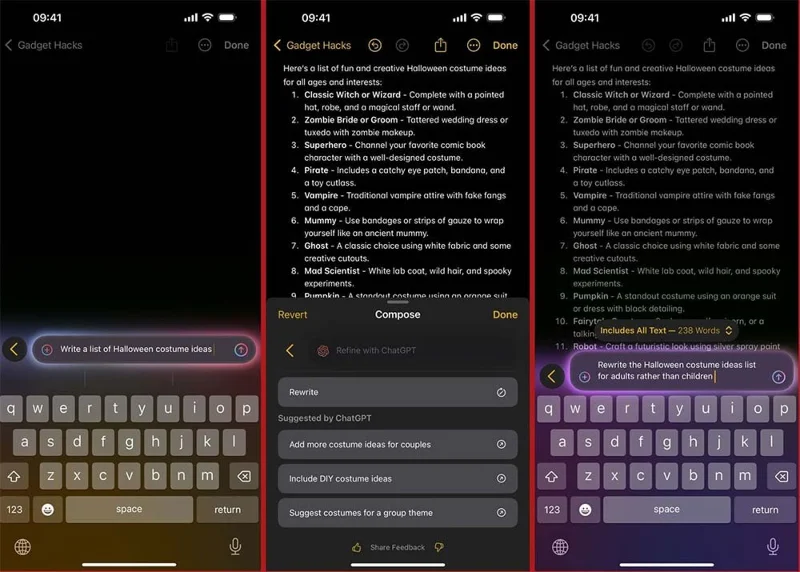 Cara menggunakan Siri untuk mencipta imej menggunakan ChatGPT