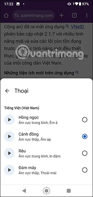 Chrome Android에서 웹 페이지를 소리내어 읽는 방법