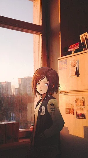 Anime-meisjesfoto's, Anime-meisjesfoto's van vele genres voor telefoons