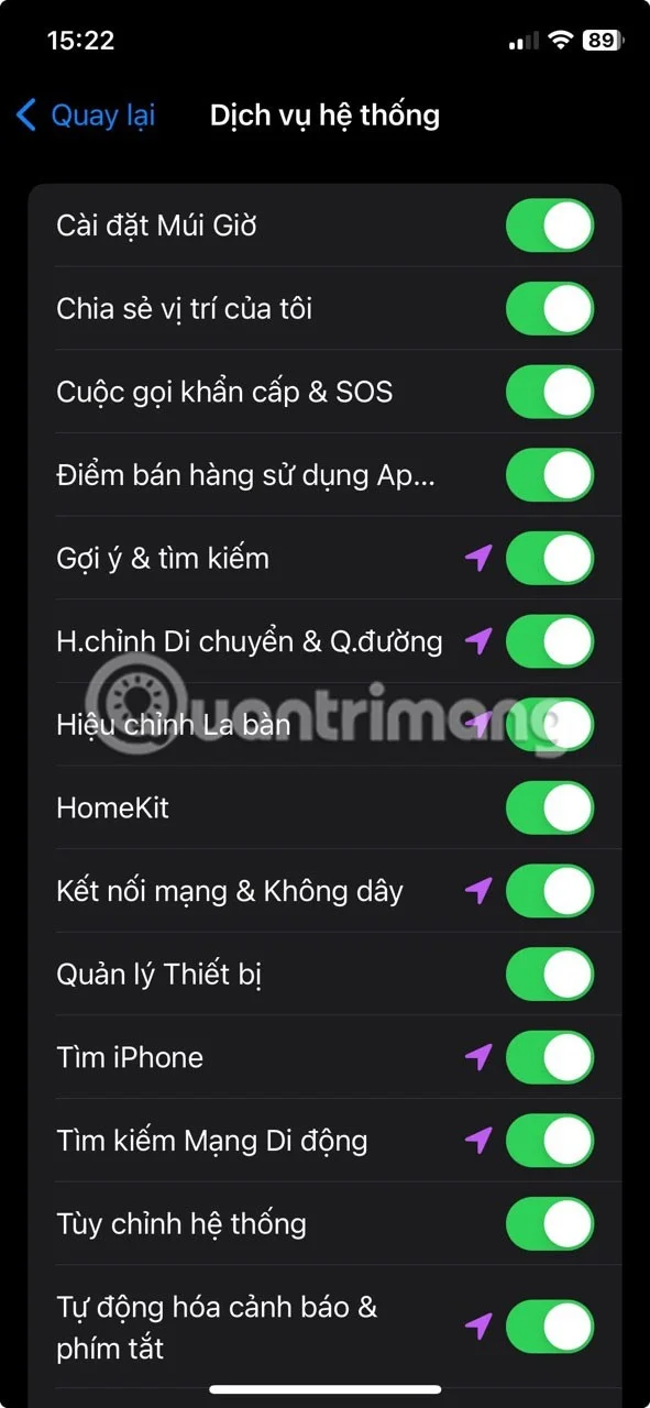 iPhone에서 위치 설정을 관리하는 방법