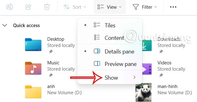 Como ocultar o painel de navegação do Explorador de Arquivos do Windows 11