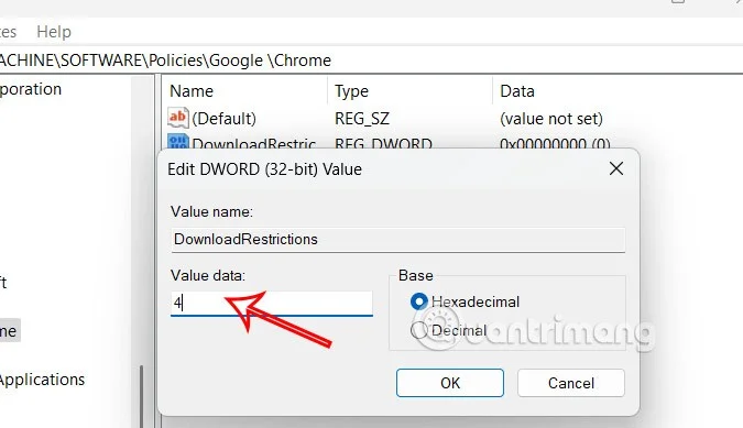 Google Chrome'da güvenli dosya indirmelerini etkinleştirme talimatları