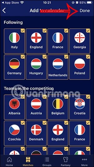 Instrucciones para añadir el calendario de la Eurocopa 2024 al iPhone