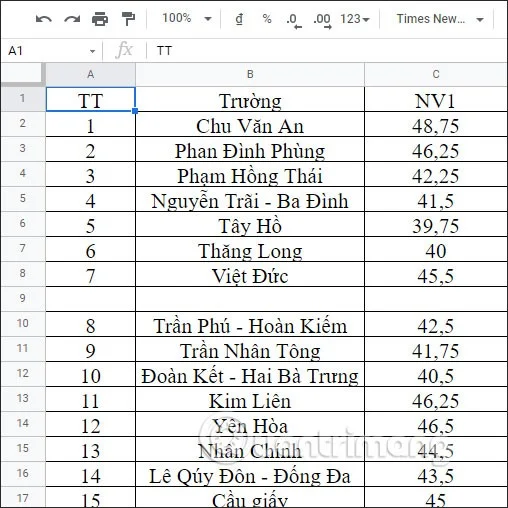 De IMPORTRANGE-functie gebruiken in Google Sheets