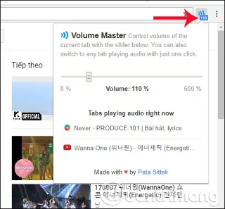 Cómo ajustar el volumen de cada pestaña de Chrome hasta el 600%