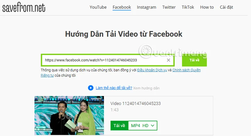 Hoe je Facebook-video's het snelst zonder software naar je computer downloadt