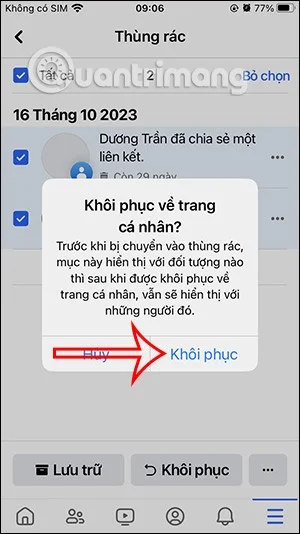 Hoe verwijderde berichten op Facebook te herstellen