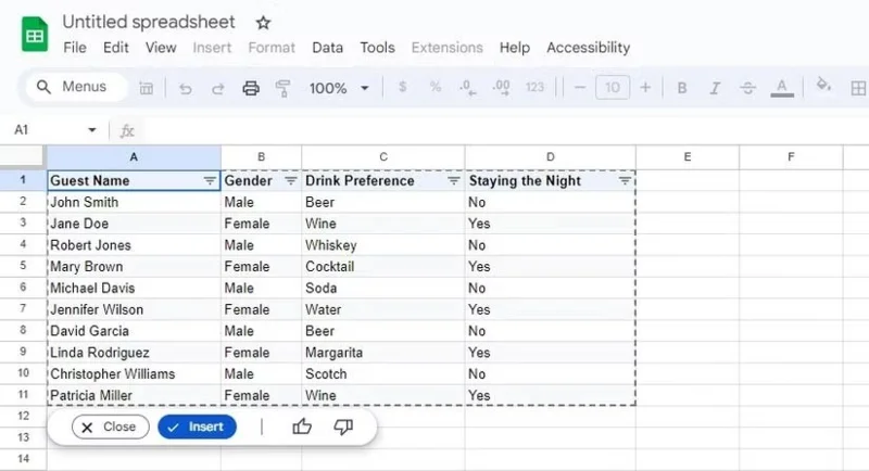Is Gemini in Google Sheets zoals geadverteerd?