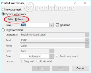 How to insert and remove watermark in Word document