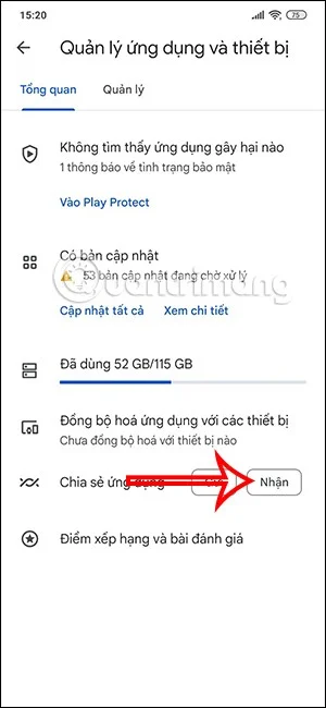 Nearby Share를 통해 Android에서 앱을 공유하는 방법