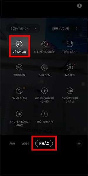 Cómo grabar vídeos de realidad aumentada en teléfonos Samsung