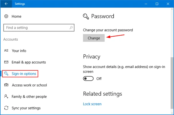 Cómo configurar una contraseña para una computadora con Windows 10, cómo cambiar la contraseña de Win 10