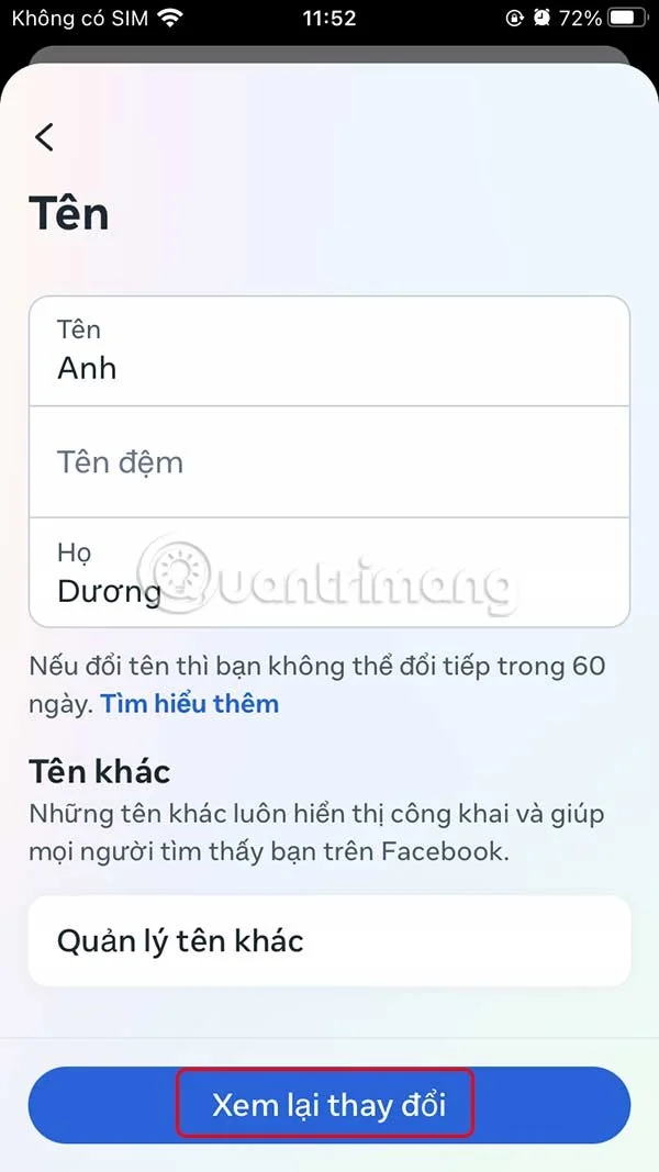 Telefonda Facebook adı nasıl değiştirilir