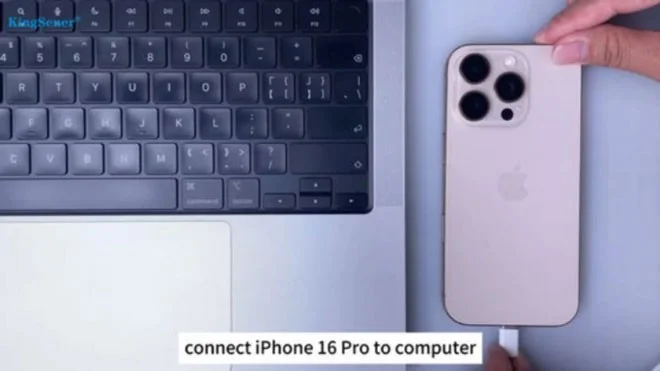 Gros plan sur le processus de mise à niveau de l'iPhone 16 Pro 128 Go vers 1 To