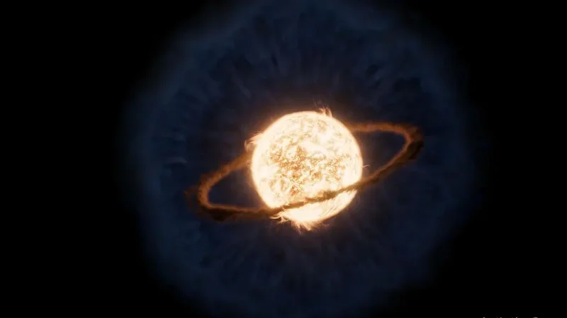 Cientistas estão observando um fenômeno extremamente raro de um planeta sendo engolido por uma estrela.