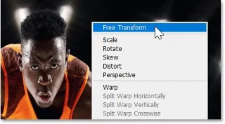 Cómo pegar una imagen en una selección en Photoshop