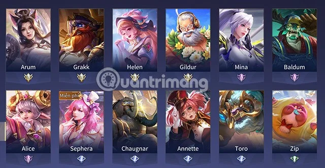 Ringkasan 1001+ istilah dalam Lien Quan Mobile