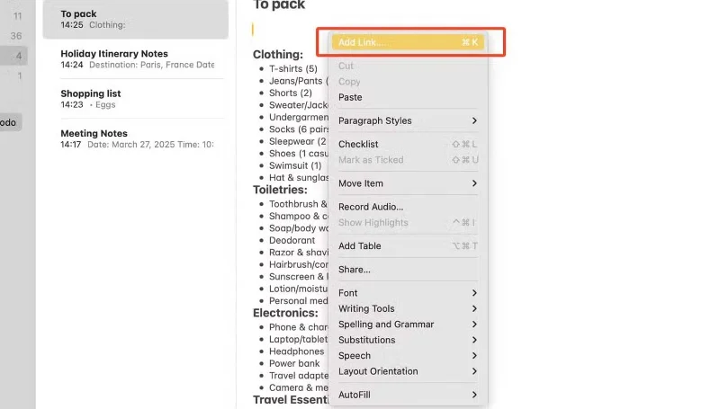 9 snelle tips voor het omgaan met notities in Apple Notes op de Mac