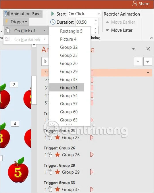 Hoe maak je een appelplukspel in PowerPoint