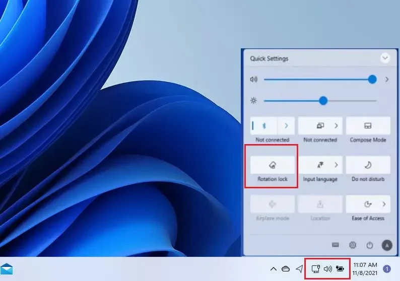 Instruções para girar a tela no Windows 11