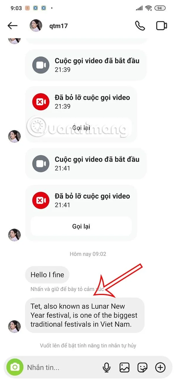 Como traduzir mensagens no Instagram