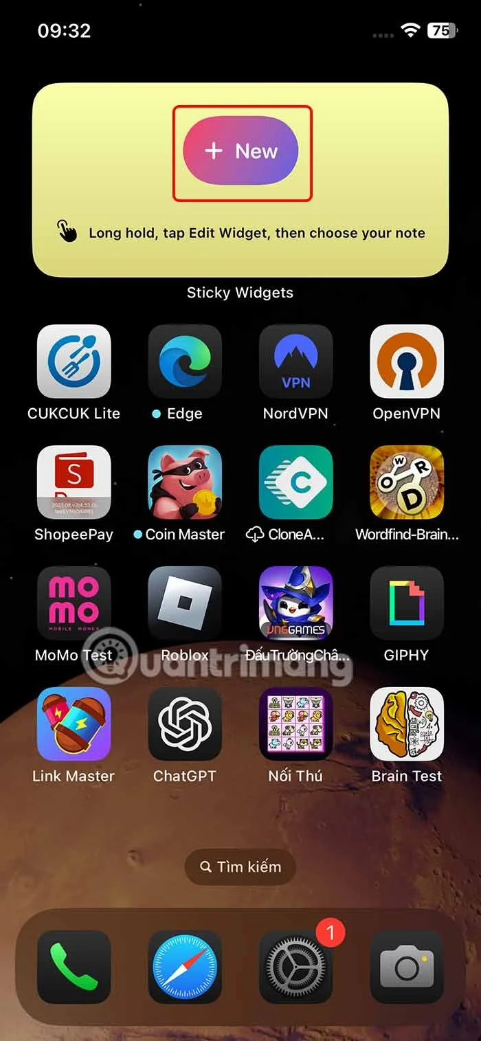 iPhone 홈 화면에 메모를 쓰는 방법