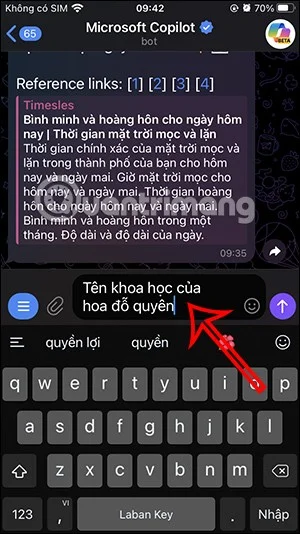 Consejos para usar el chatbot de IA Copilot en Telegram