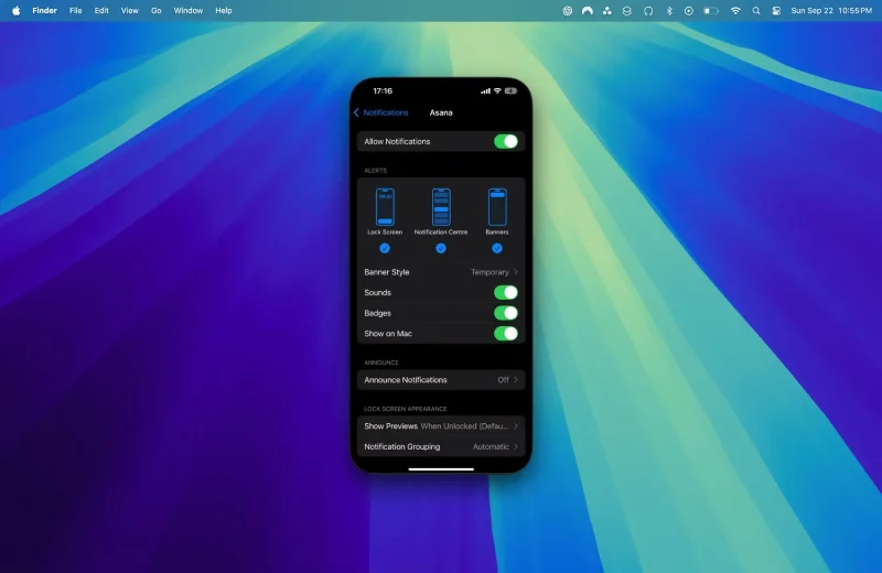 iPhone 화면을 Mac으로 미러링하기 위해 iPhone 미러링을 설정하는 방법