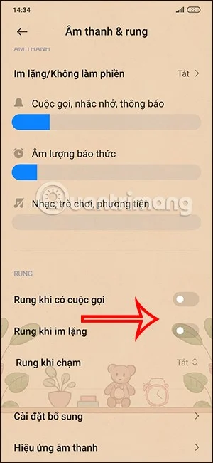 Xiaomi telefonlarında titreşim modunu ayarlama talimatları
