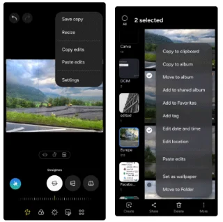 Waarom zijn er geen fotobewerkingsapps van derden op Samsung Galaxy-telefoons?