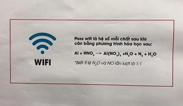 Kata laluan wifi matematik yang membuat orang gila, bolehkah anda mencari jawapannya?
