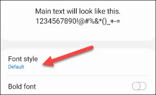 Cómo cambiar la fuente en un teléfono Android
