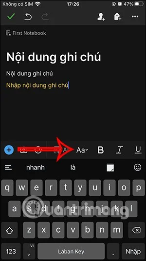iOS 18에서 노트에 색을 입히는 방법은 매우 간단합니다.