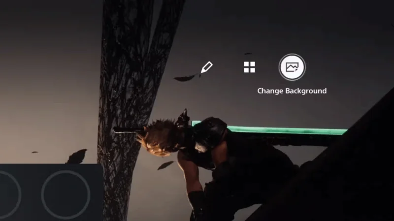 ¿Puedes cambiar el fondo en PS5?